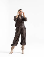 Leather Crinkle Set (Olive)