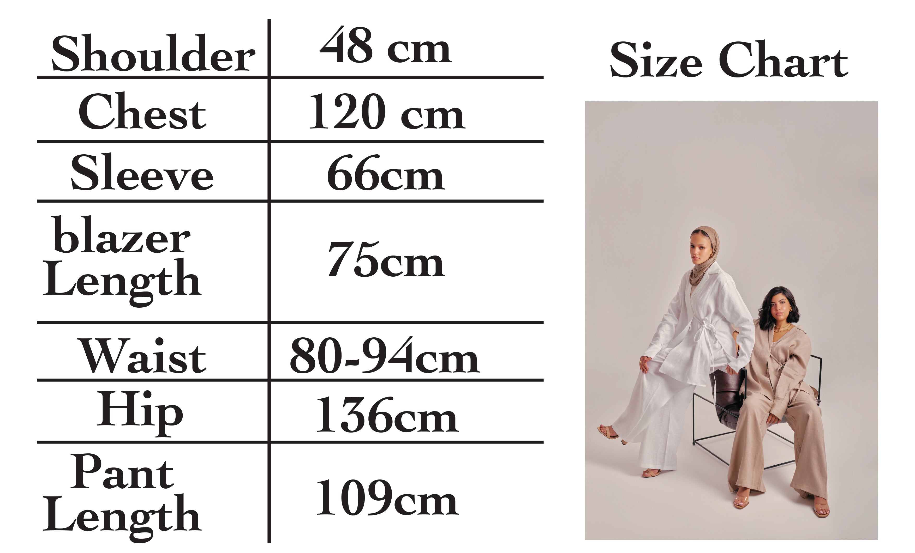 White Timeless Linen set