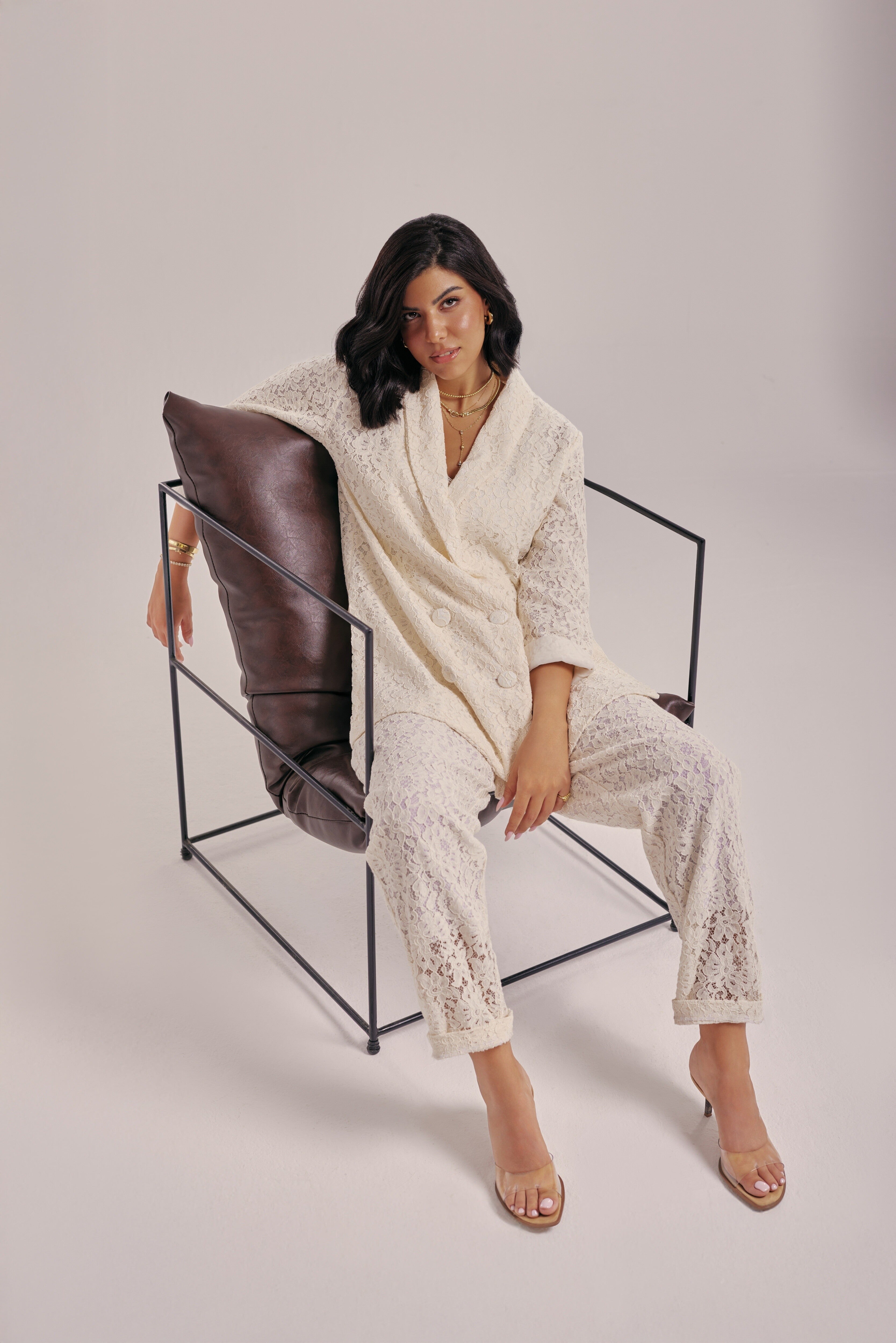 Lace Elegance Set (White)