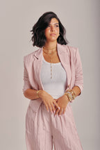 Summer Crinkle Cuffed Set